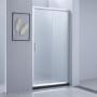 Душевая дверь в нишу Lidz Zycie SD100x185.CRM.FR, стекло Frost 5 мм
