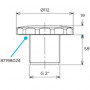 Форсунка пилососна Flexinox 87198024, під бетон