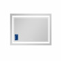 Дзеркало Qtap Cardinal 1000х700 з LED-підсвічуванням Touch, з антизапотіванням, з димером, рег. темп. кольору (3000-6500K) QT0478C10070