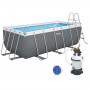 Каркасный бассейн Bestway 56457 (412х201х122 см) с песочным фильтром и лестницей