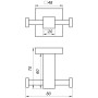 Гачок подвійний Globus Lux SQ 9412