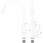 Змішувач для кухні Globus Lux BONN GLB-0203SA-G03
