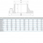 Фланець ПВХ Era UTF01140 жорсткий, d140 мм