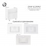 Тумба напольная Qtap Scorpio 710х825х460 White QT1473TNВ701W