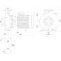 Насос моноблочний SAER IR 40-200A 5,5 кВт (48.8 м3/год, 40 м)