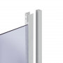 Lidz 4мм фиксированное стекло тонированное Gray WAWEL SC90x90.LOW.GR