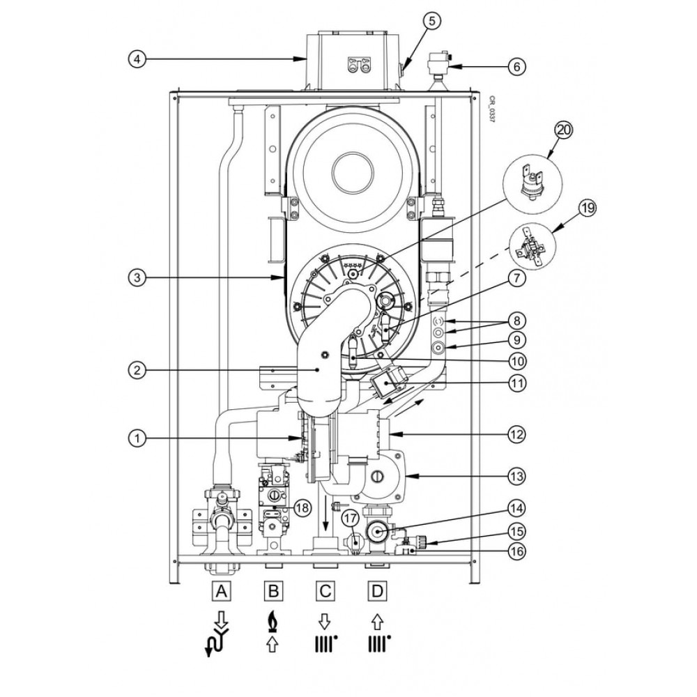 Котел конденсаційний Baxi LUNA DUOTEC MP+ 1.110