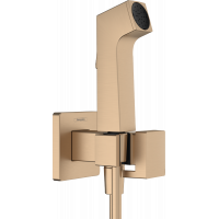 HANSGROHE E гигиенический душ, со шлангом 1,25 м и держателем, цвет шлифованная бронза