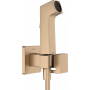 HANSGROHE E гигиенический душ, со шлангом 1,25 м и держателем, цвет шлифованная бронза