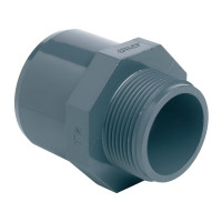 Муфта ПВХ Effast RGRAMG063F переходная, с наружной резьбой d63x75x1-1/2"