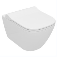 SOLO Rimless унітаз підвісний, сидіння тверде Slim slow-closing 51*35,5*33 см