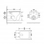 Унитаз подвесной Qtap Gemini безободковый с сиденьем Soft-close QT2533076EUQW