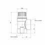 Предохранительный клапан Icma  1" ВР 1,5 бар №241