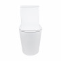 Унітаз-моноблок підлоговий Qtap Kolibri Ultra Quiet безобідковий з сидінням Soft-close WHITE QT10226380W