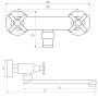 Смеситель для кухни Globus Lux DUKAT SD4-104