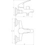 Смеситель для ванны Globus Lux Solly GLSO-0102N