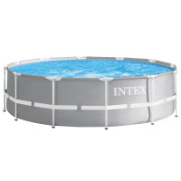 Каркасний басейн Intex 26716 Premium (366х99 см) з картриджним фільтром та драбиною