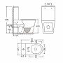 Унитаз напольный Qtap Dove Rimless безободковый с сиденьем Soft-close WHITE QT06228380BW