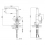 Смеситель для кухни Lidz Sofi 015F (k35) LDSOF015FCRM22306 Chrome