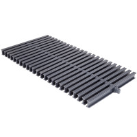 Переливная решетка Aquaviva KTG-25 Classic с центральным соединением, 245x25 мм (серая)