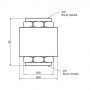 Зворотний клапан SD Plus з латунним штоком 3/4" SD240W20