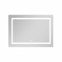 Дзеркало Lidz Kubis 800х600 з LED-підсвічуванням Touch, з антизапотіванням, з димером, рег. яскравості LD78LF9047400