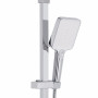 Душова система універсальна Qtap Swan Cascada на три споживача (з виливом) QTSWA111CRW45570 Chrome/White