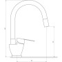 Смеситель для кухни MixMIRA MSM-203SW