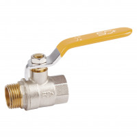 Кран шаровой SD Plus 1/2" ВН для газа (рычаг) SD605G15