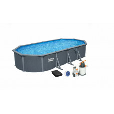 Сборный бассейн Bestway Hydrium 561CW (732х366х132 см) с песочным фильтром, лестницей и тентом