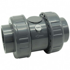 Зворотній клапан ПВХ Effast CDRCVD0160 пружинний, d16 мм