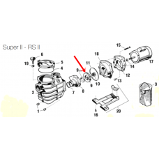 Крильчатка насоса Hayward RS3025, 2.5 НР (SPX3026CE)
