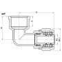 Уголок обжимной SD Forte 16х1/2" ВР SF174W1615