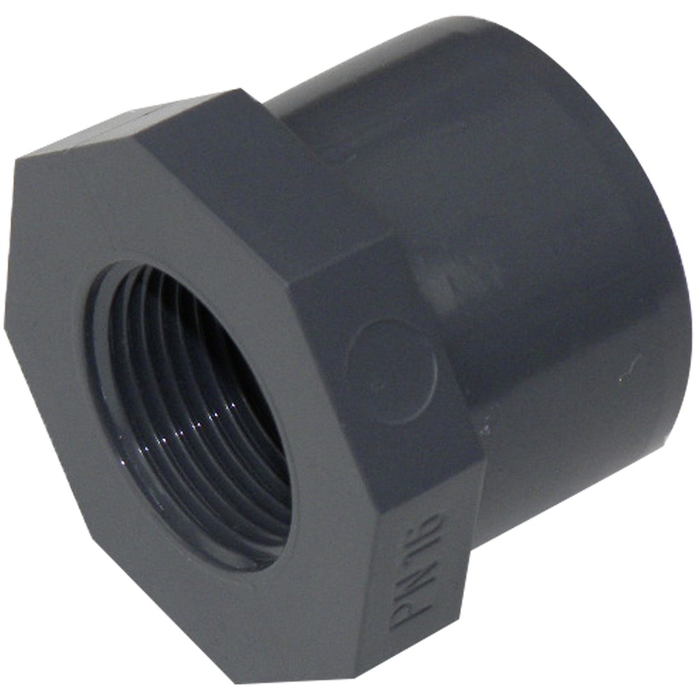 Редукційне кільце ПВХ Praher з різьбленням, d20х3/8" 