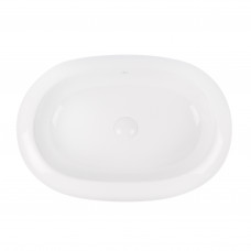 Раковина-чаша Qtap Robin 635x420x105 White с донным клапаном QT13113075W