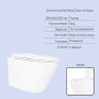 Готове рішення Qtap для ванної кімнати: підвісний унітаз Swan Ultra Quiet 520x360x320 + комплект інсталяції Nest 4 в 1 (кругла клавіша Satin)