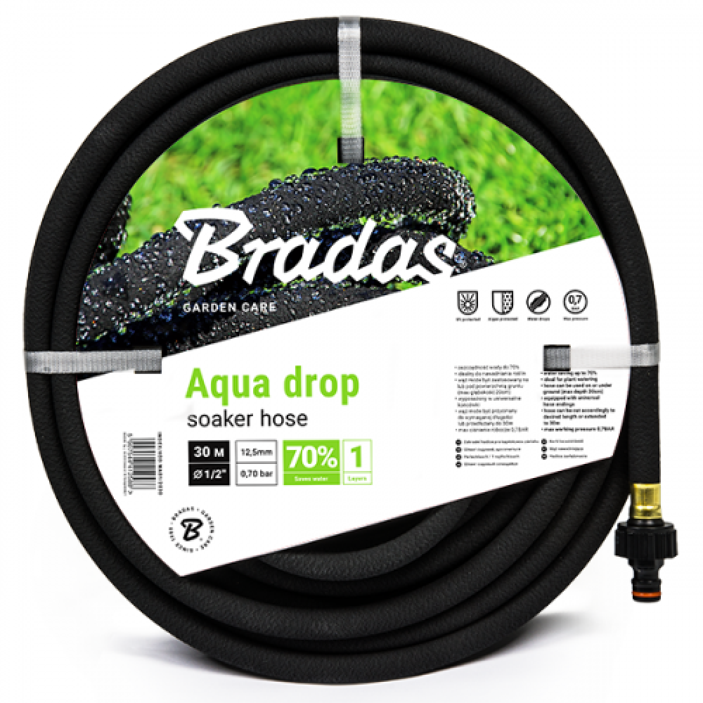 Шланг сочащийся Bradas AQUA-DROP 1/2" 30м