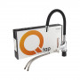 Смеситель для кухни Qtap Linea с гибким изливом QTLINCRB007F Chrome/Black