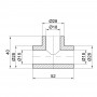 Тройник PPR Thermo Alliance 20