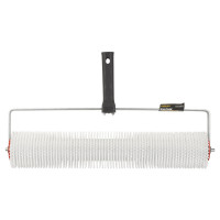 Валик голчастий аераційний для наливної підлоги 80×400мм з ручкою (рамкоподібна) біла голка SIGMA (8313611)