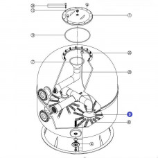 Колектор фільтра Kripsol Ø 90-110 (RCFI0009.01R)