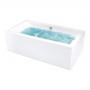 LINEA ванна 150*70см, акрилова, прямокутна, бiла, з нiжками в комплектi, об`єм 165л
