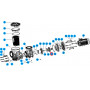 Крильчатка насоса SEQ\WEQ500, SLP500T\WLP500T, (A03070180 №21)