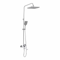 Душова система універсальна Qtap Presto на три споживача (з виливом) QTPRE111CRM45575 Chrome