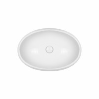 Раковина-чаша Qtap Leo 600х400х155 White с донным клапаном QT11117060GW