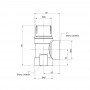 Предохранительный клапан Icma  1" ВР 2,5 бар №241