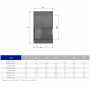 Редукційне кільце ПВХ Effast RGRRCG025B з різьбою, d25х1/2" мм 