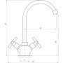 Смеситель для кухни Globus Lux DUKAT SD2-203