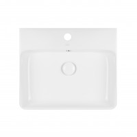 Раковина Qtap Nando 500х420х130 White з донним клапаном QT1211K404AW