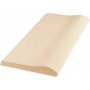 Копинговый камень Aquazone 250x500x50-25 мм, бежевый